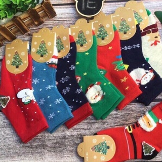 Set 10 đôi tất noel siêu yêu cho bé