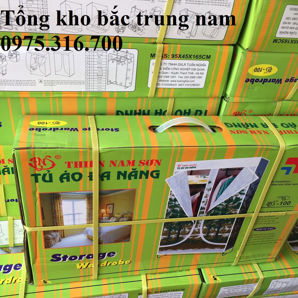 HÀNG SẴN SLL - TỦ VẢI KHUNG SẮT THIÊN NAM SƠN LOẠI 1 M