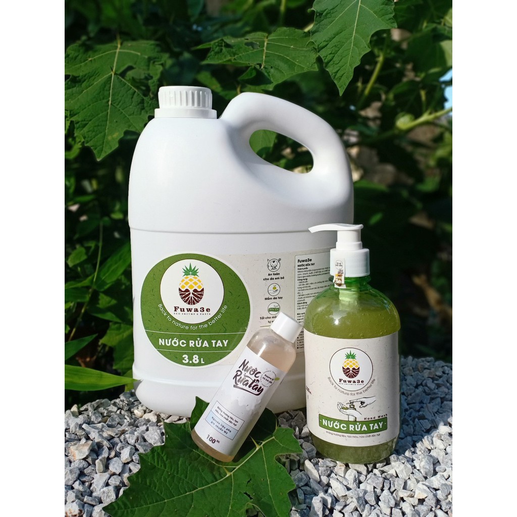 [SINH HỌC] Nước rửa tay FUWA 3E từ vỏ trái cây (Giấy kiểm định, 100-500ml) | BigBuy360 - bigbuy360.vn