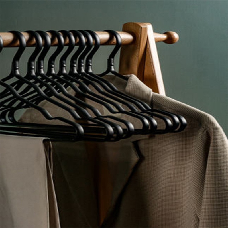 Set 10 Móc Phơi Quần Áo Bằng Hợp Kim Nhôm Không Biến Dạng Nặng Có Rãnh