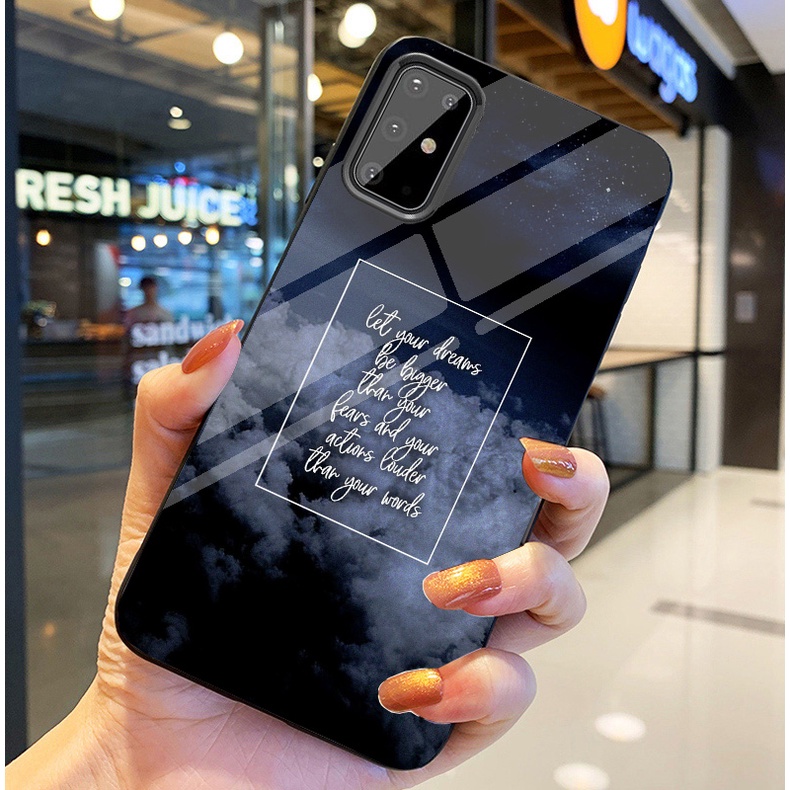 Ốp Lưng SAMSUNG GALAXY S20 PLUS, S20 FE Ốp kính bóng cao cấp Phi Hành Gia