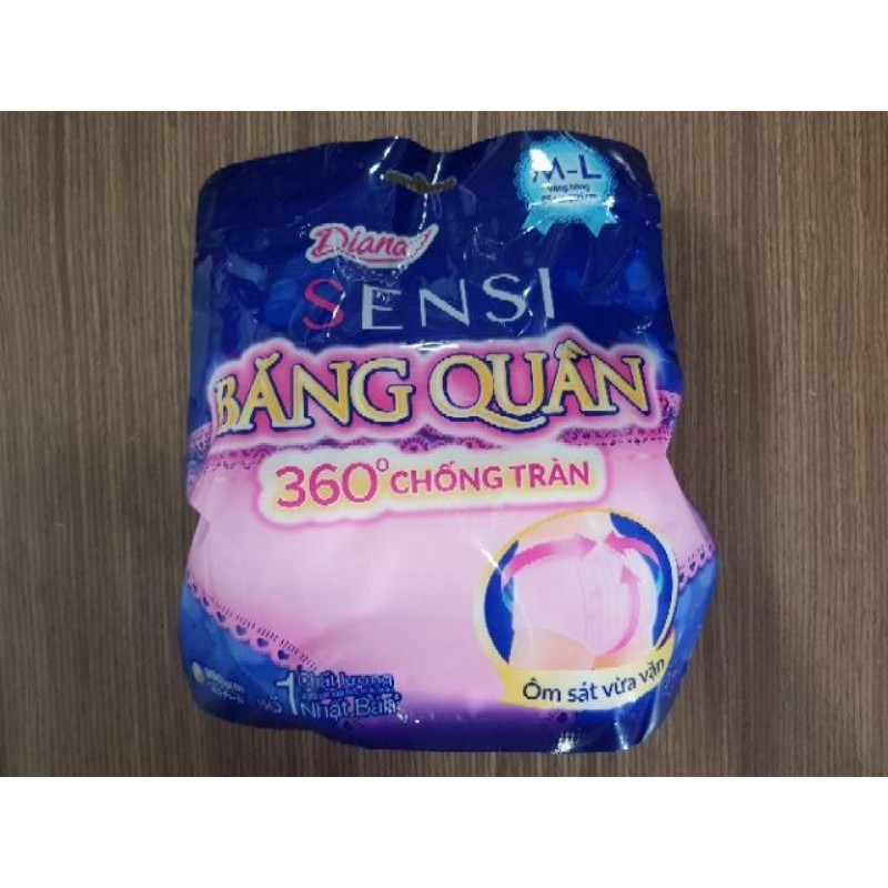 BĂNG VỆ SINH DIANA SENSI BAN ĐÊM DẠNG QUẦN  M-L