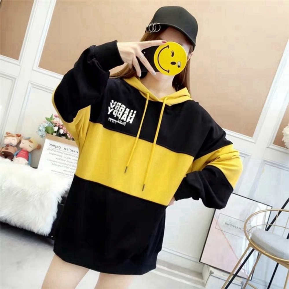 Áo Hoodie khoác nỉ unisex nam nữ KN18 phối sọc ngang 3 màu kiểu dáng Hàn Quốc form unisex | BigBuy360 - bigbuy360.vn