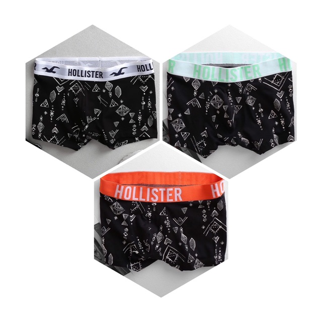 QUẦN LÓT NAM HỌA TIẾT HOLLISTER - BOXER HOLLISTER - MADE IN VIETNAM