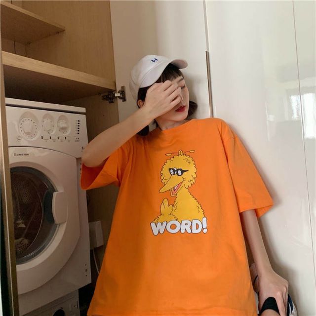 Áo thun tay lỡ Unisex Word