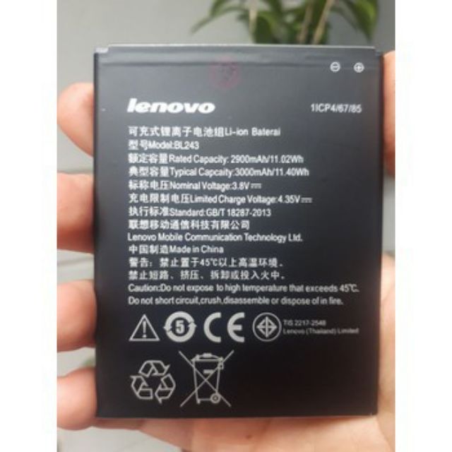 Pin Lenovo BL243 cho Lenovo K3 Note, A7000, A7000 Plus Original_ BH 6 tháng