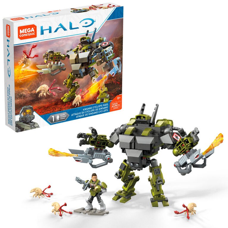 Mega Construx Halo - Kinsano Cyclops Raid - Bộ xếp hình Mega Construx