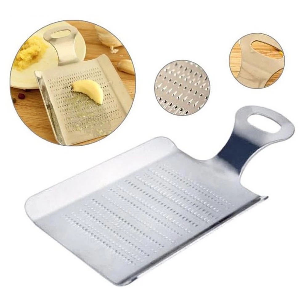 Dụng Cụ Nghiền Tỏi / Gừng / Gừng Bằng Thép Không Gỉ Tiện Dụng Cho Nhà Bếp