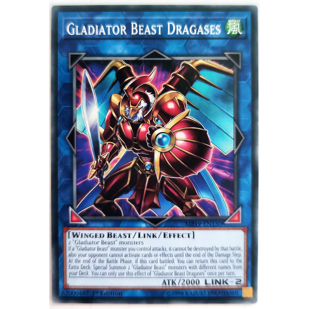 [Thẻ Yugioh] Gladiator Beast Dragases |EN| Common