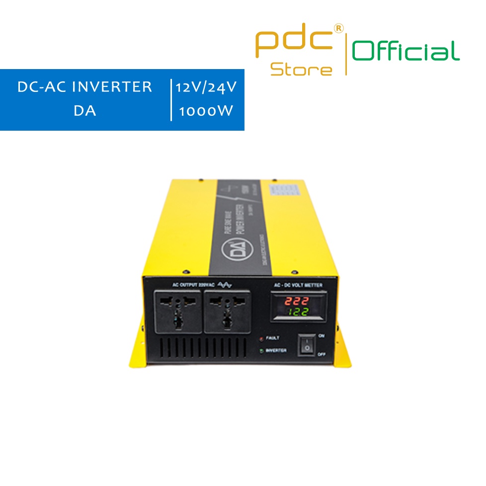 Bộ kích điện Inverter DC-AC 12V 220V 1000W Sin Chuẩn