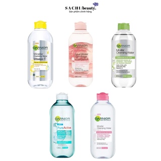 Garnier - nước tẩy trang garnier micella water 400ml