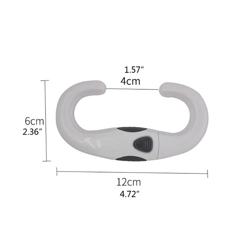 Khóa Cửa Tủ Lạnh / Ngăn Kéo Tủ Lạnh Hình Chữ C Bằng ABS Chống Kẹp Tay An Toàn Cho Bé
