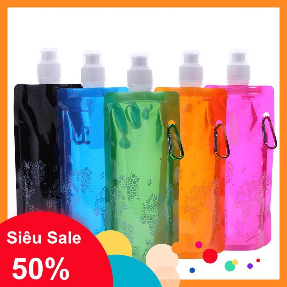 Túi đựng nước 💓SALE💓 Túi nước gấp cầm tay Vapur, thân thiện với môi trường, phù hợp với hoạt động thể thao 7720