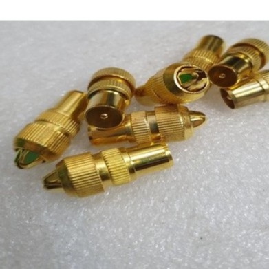 10 Jack INOX VÀNG đầu nối RF Jack  INOX VÀNG cắm Anten loại tốt