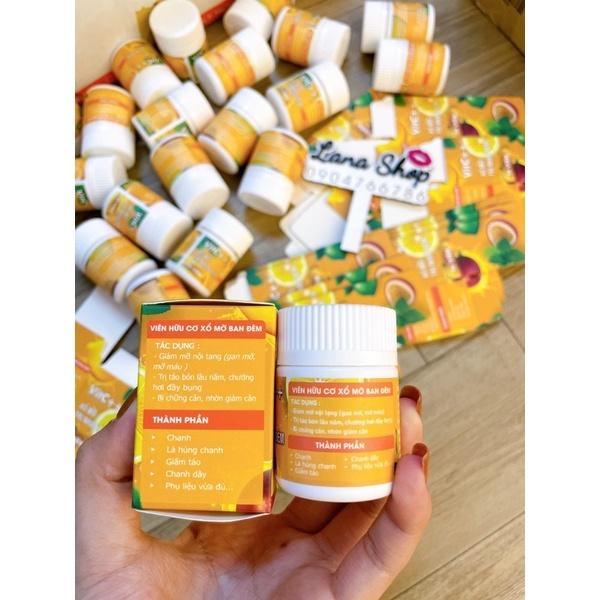 Detox xổ mỡ VitC+++ 14 viên