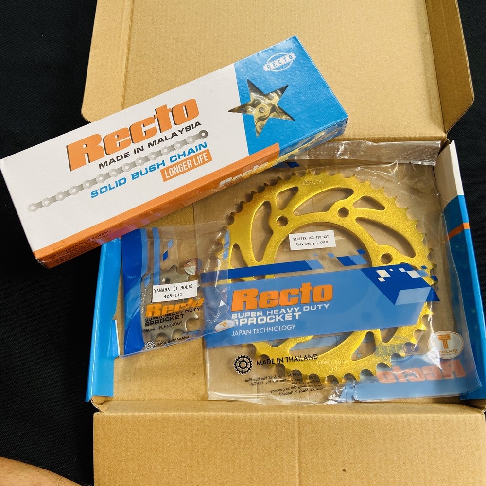 (chú ý) COMBO NHÔNG SÊN DĨA VÀNG 9LY RECTO HÀNG CHUẨN XÀI CHO EXCITER, WINNER, SATRIA, SONIC