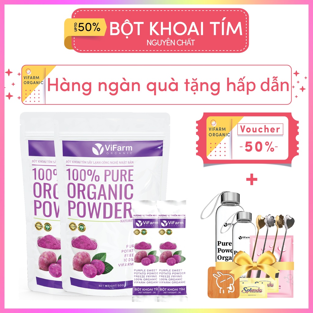 Bột Khoai Lang Tím Nguyên Chất 100% 50g