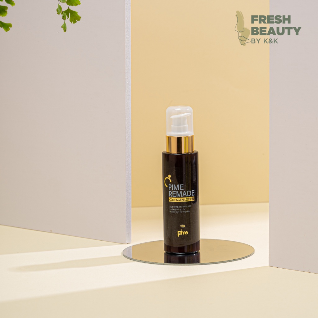 Lotion sữa dưỡng trắng da 86% collagen siêu cấp ẩm tái tạo phục hồi da, giảm tàn nhang sạm nám Pime Collagen Lotion 100g