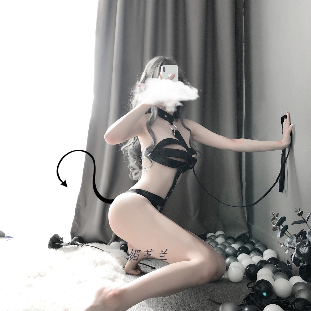 Set đồ lót gợi cảm Badgirl có dây cổ L182 | BigBuy360 - bigbuy360.vn