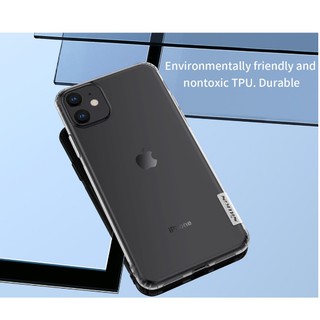 Ốp lưng dẻo Nillkin cho iPhone 11 Pro Max 6.5inch Bo viền chống sốc ( Trong suốt )