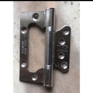 Bản lề inox âm dương giá 2c có kèm vít hàng dày 350g/2c