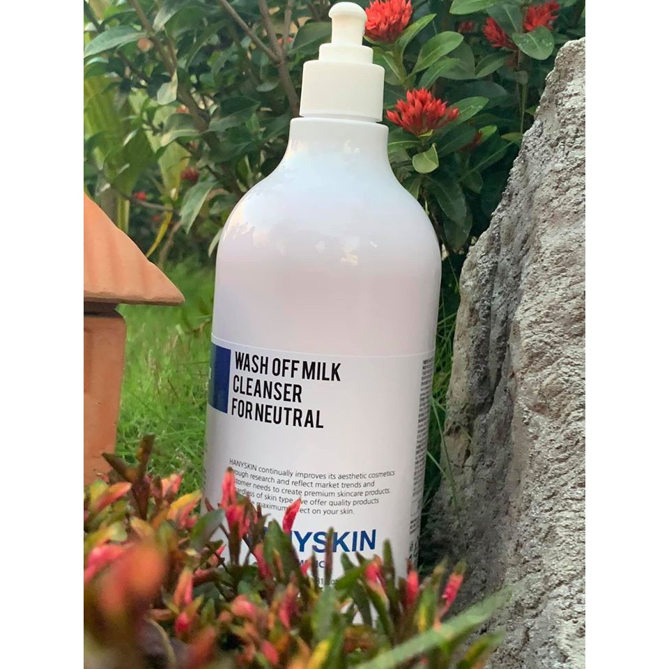Sữa rửa mặt dịu nhẹ cho mọi loại da HanySkin Wash Off Milk Cleanser For Neutral | BigBuy360 - bigbuy360.vn