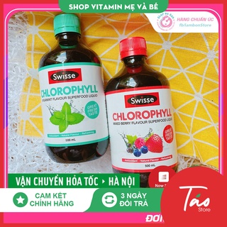Nước diệp lục Swisse Chlorophyll 500ml ÚC