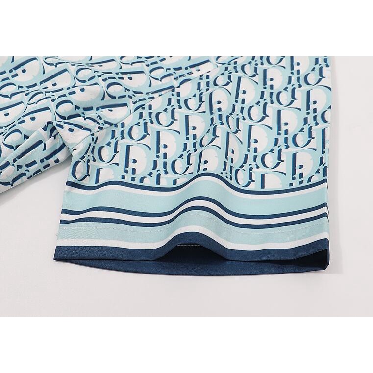 Áo Sơ Mi Cotton Ngắn Tay In Họa Tiết Thời Trang Cho Nam Nữ