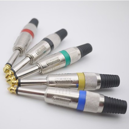 Giắc cắm kết nối cáp âm thanh 6.35mm 1/4&quot;