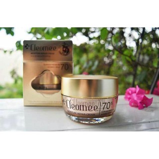 Kem dưỡng trắng da sữa lừa Cleomee Moisture Repair Cream và kem nền BB tím TFS