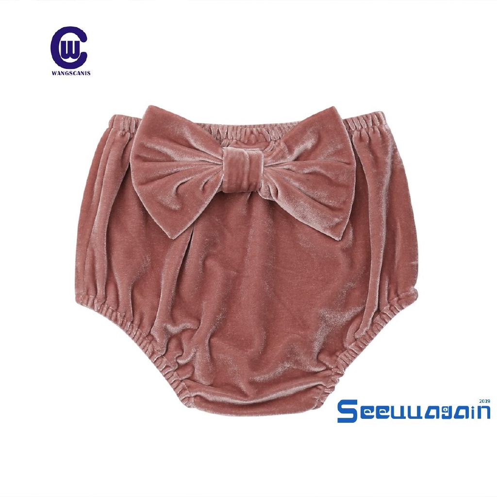 ❥☀✿SEENEW New Kids Baby Girl Velvet Bottoms Bloomer Shorts Diaper Cover Panties PP Pant