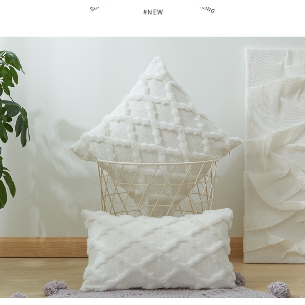 Vỏ Gối Hình Vuông Phủ Lông Nhung Kích Thước 50 X 50 40 X 40 45 X 45 30 X 50Cm