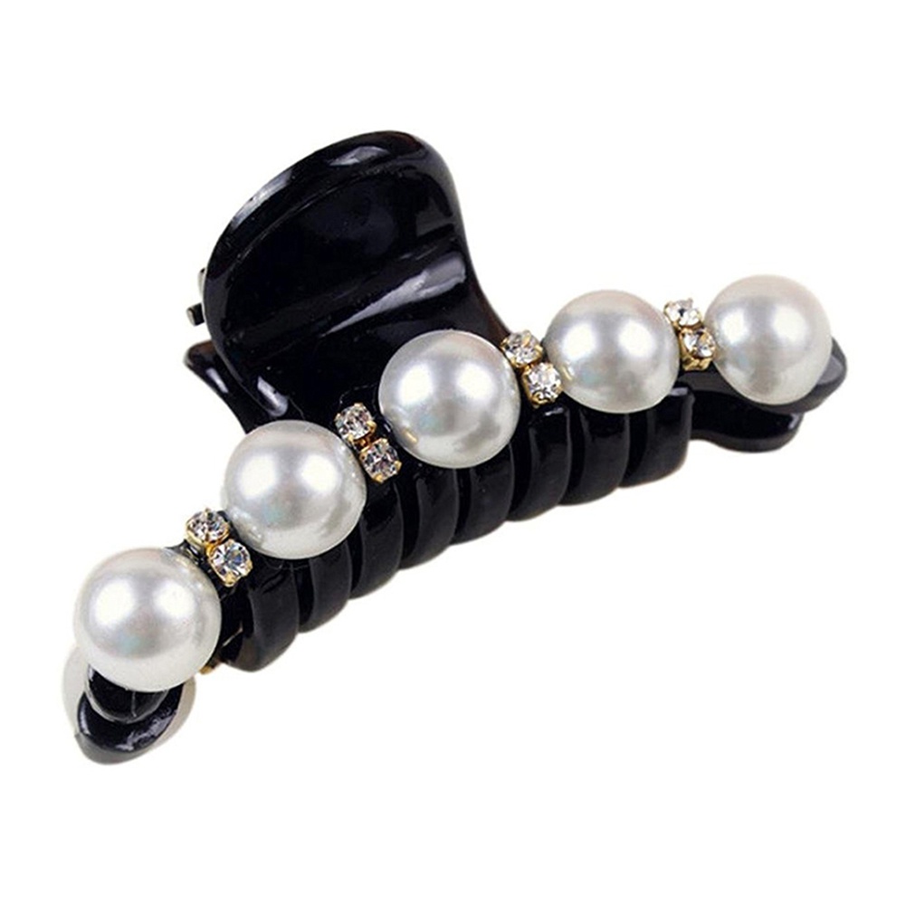 Kẹp tóc đính đá và ngọc trai thời trang cho nữ