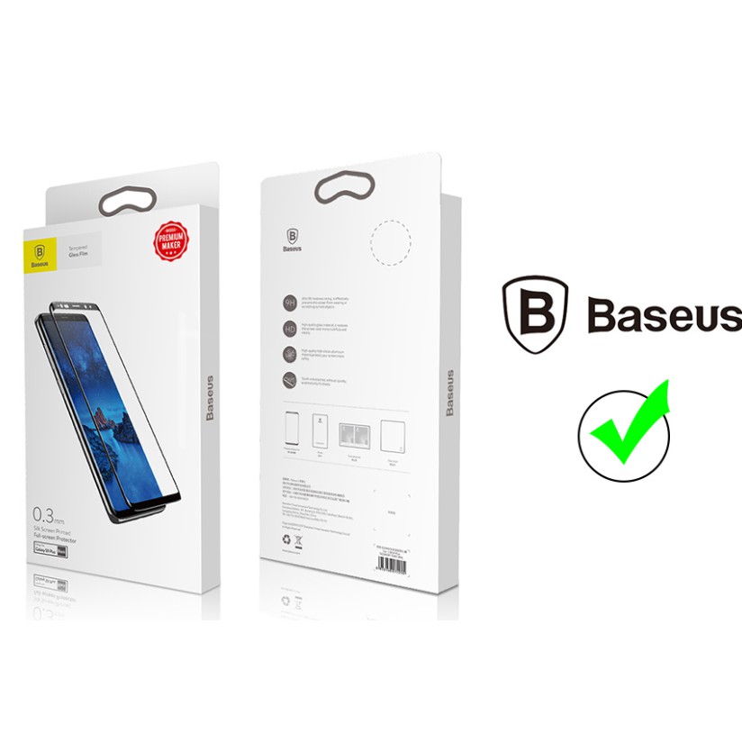 Kính cường lực 3D Full màn Baseus Galaxy S8