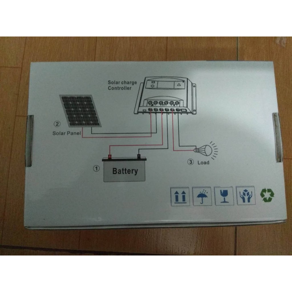 Sạc pin mặt trời 30A đến 60A loại 12/24V-48V DMD