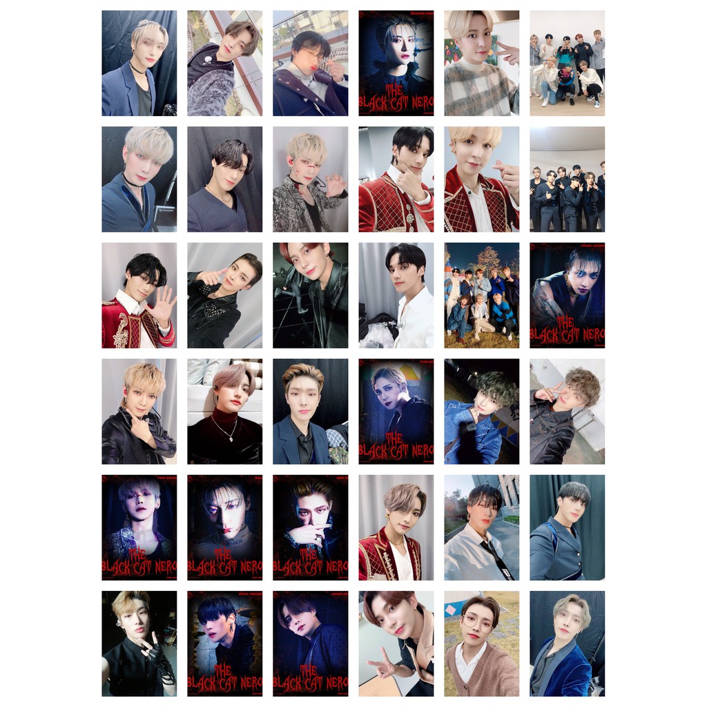 Lomo card 72 ảnh ATEEZ cập nhật Twitter 2111