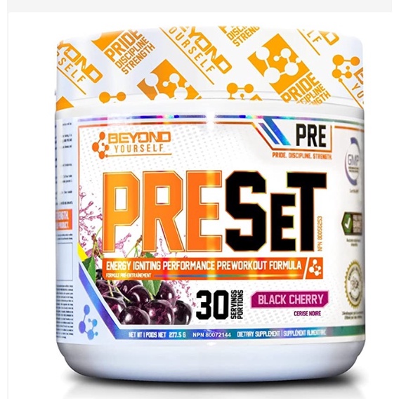 [Có bảo hành] [Chính hãng] Beyond Preset Pre Workout Tăng Sức Mạnh Trước Tập (60 Lần Dùng)