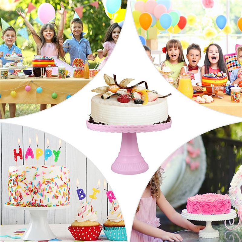 Giá trưng bày bánh nhựa Giá trang trí đám cưới Khay bánh sinh nhật Dụng cụ làm bánh tráng miệng Khay tráng miệng Tiệc sinh nhật