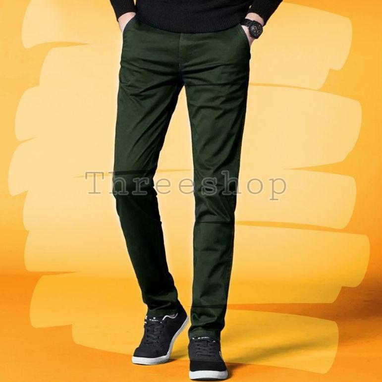 Ramadhan |Quần Kaki Ống Đứng Phong Cách Công Sở Cho Nam Size 27-38