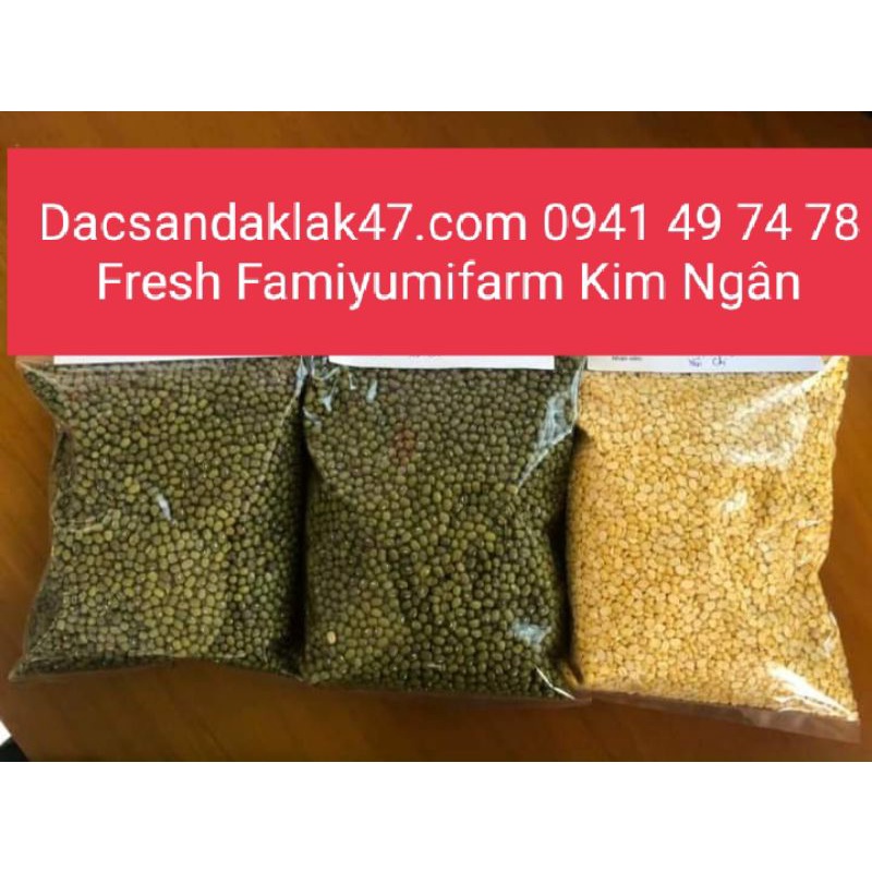 Đậu xanh cà tách vỏ không tẩm màu 100g