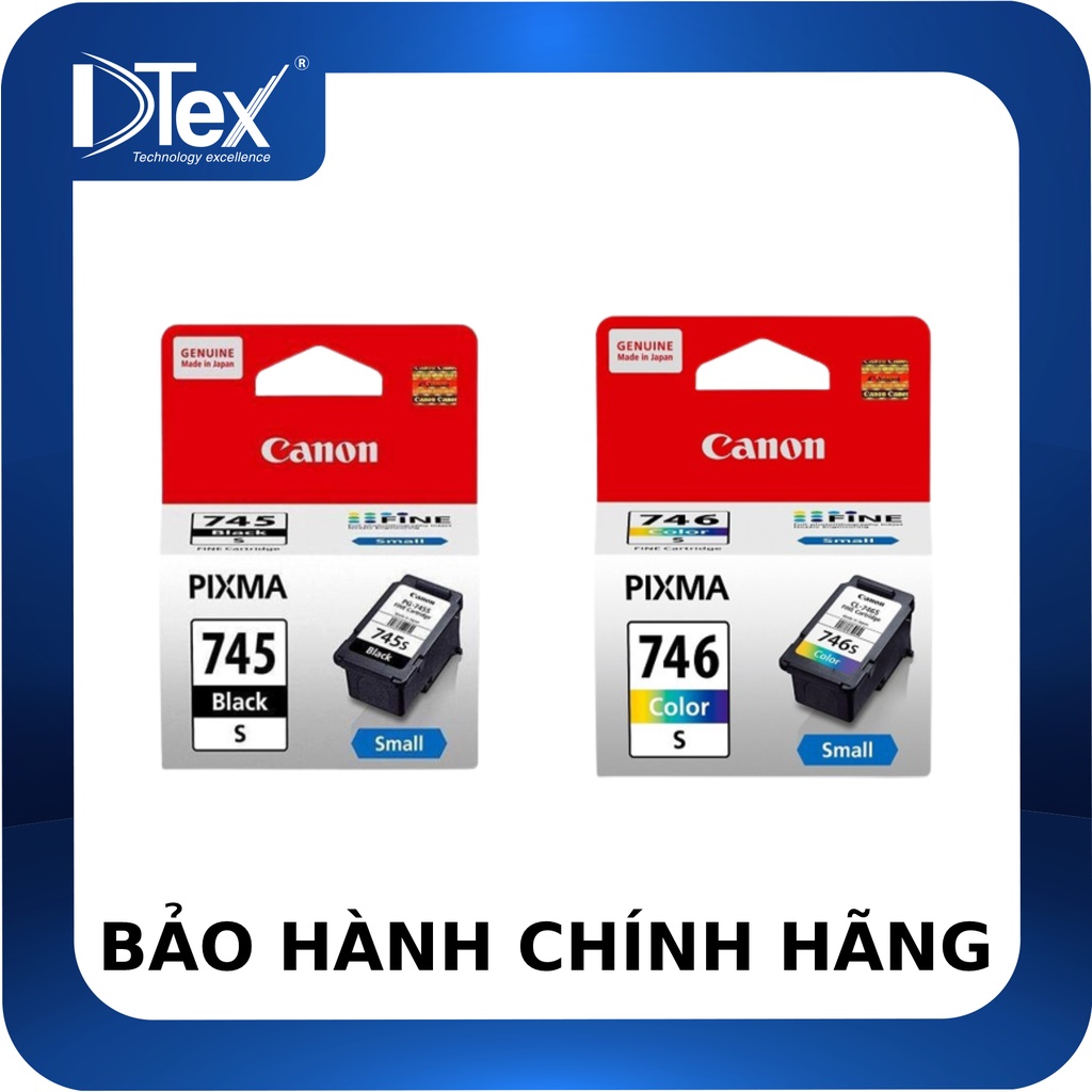 Combo mực in Canon PG-745S Black và Canon CL-746S Color - HÀNG CHÍNH HÃNG
