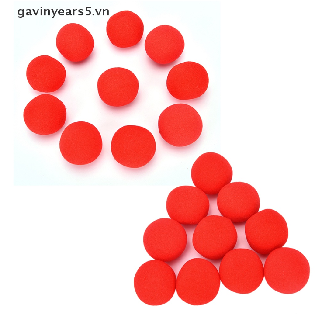 New 1 Pack 4.5cm Finger Magic Props Soft Red Sponge Ball Close Up Comedy Tricks