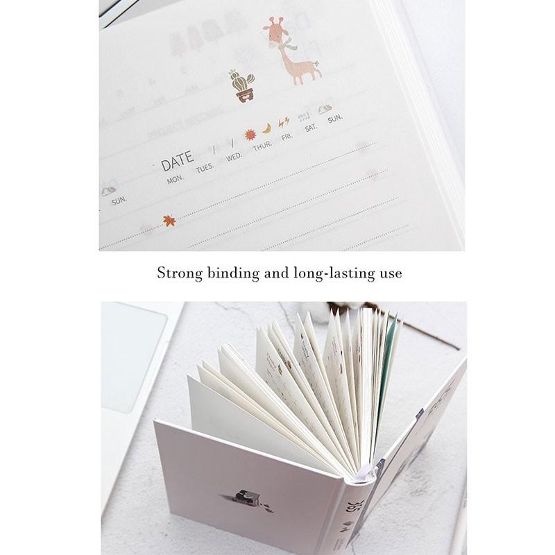 365 Ngày Nhật Ký Cá Nhân Planner Hardcover Notebook Nhật Ký 2021 Văn Phòng Lịch Trình Hàng Tuần Ghi Chép Cuộc Sống