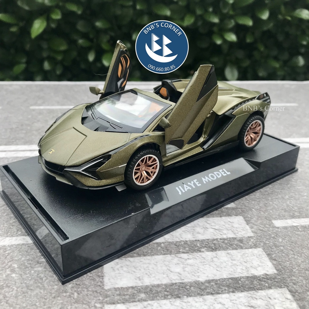 Mô hình xe 1:32 Lamborghini SIAN FKP 37 Coupe/Roadster hãng Double Horses