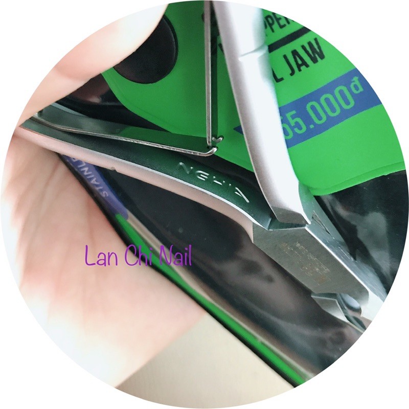 Kềm Nghĩa cắt móng inox M03 (Kìm Nghĩa) - LanChiNail