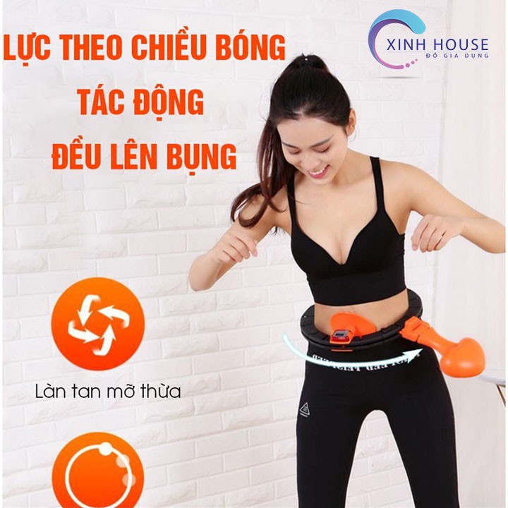 [LOẠI 1]Vòng lắc eo Hula thông minh giảm mỡ bụng HOT nhất 2020