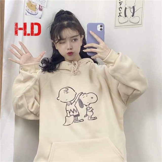 Áo hoodie cậu bé và cún HĐ12