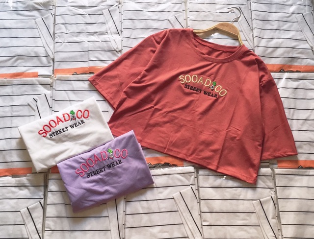 ÁO CROP TAY LỞ THÊU KUTE 🍓 | BigBuy360 - bigbuy360.vn