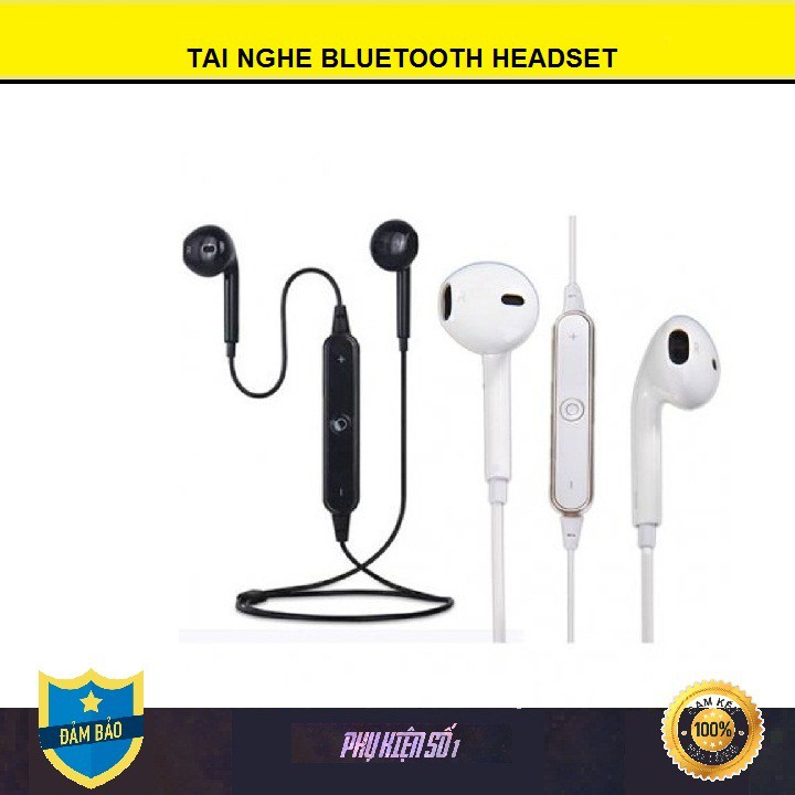 Tai nghe BLUETOOTH SPORT S6 NHÉT TAI BASS CỰC CHUẨN