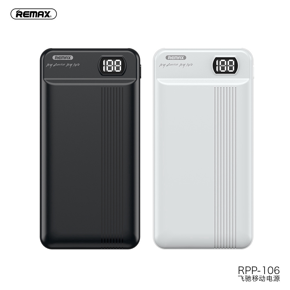 Remax RPP-106 20000mAh Power Bank backup battery, fast charging Safe standard